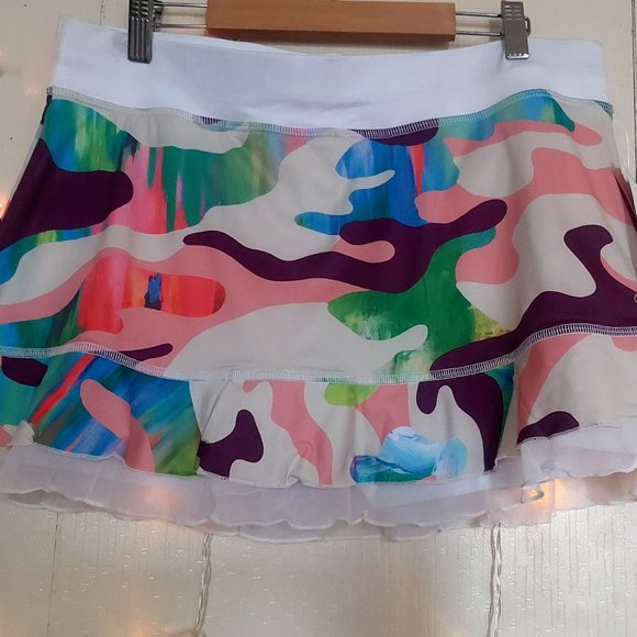 New with the Tag SofiBella High Waisted Skirt with Shorts - Picture 1 of 4